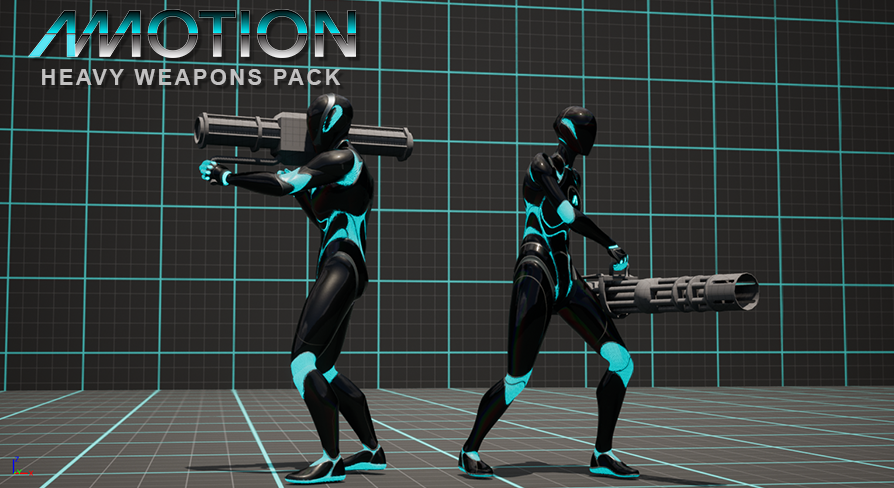 Aaa Motion Heavy Weapons Actions Pack | Fab