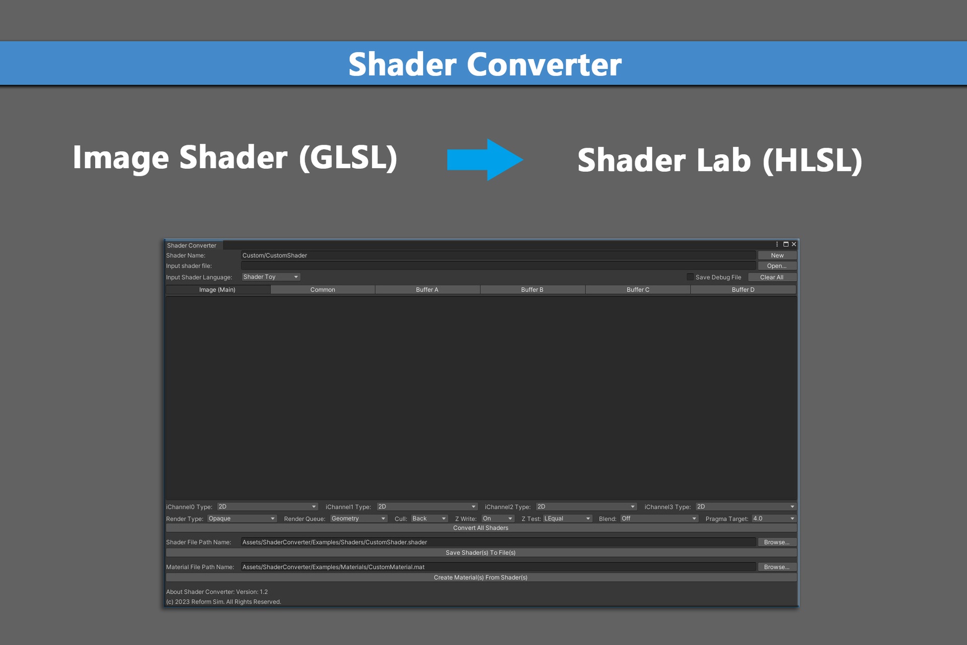 Media 1 for listing Shader Converter - Unity