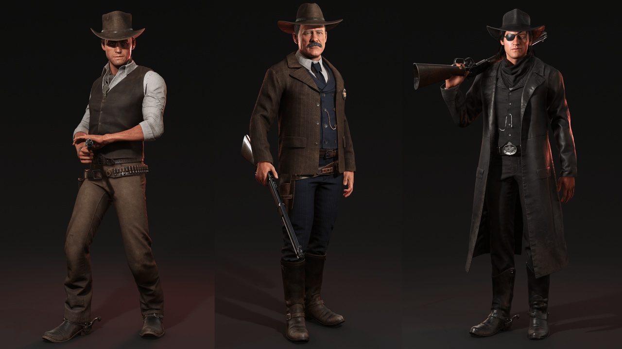Media 1 for listing Western Characters Pack - Wild West Adventure Survival Shooter Action Man Woman