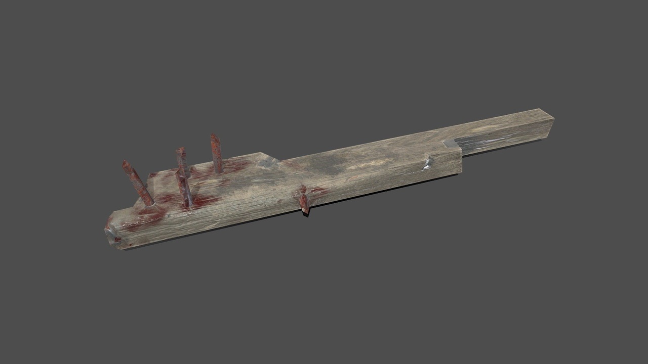 Media 1 for listing Nailed Plank Melee Weapon
