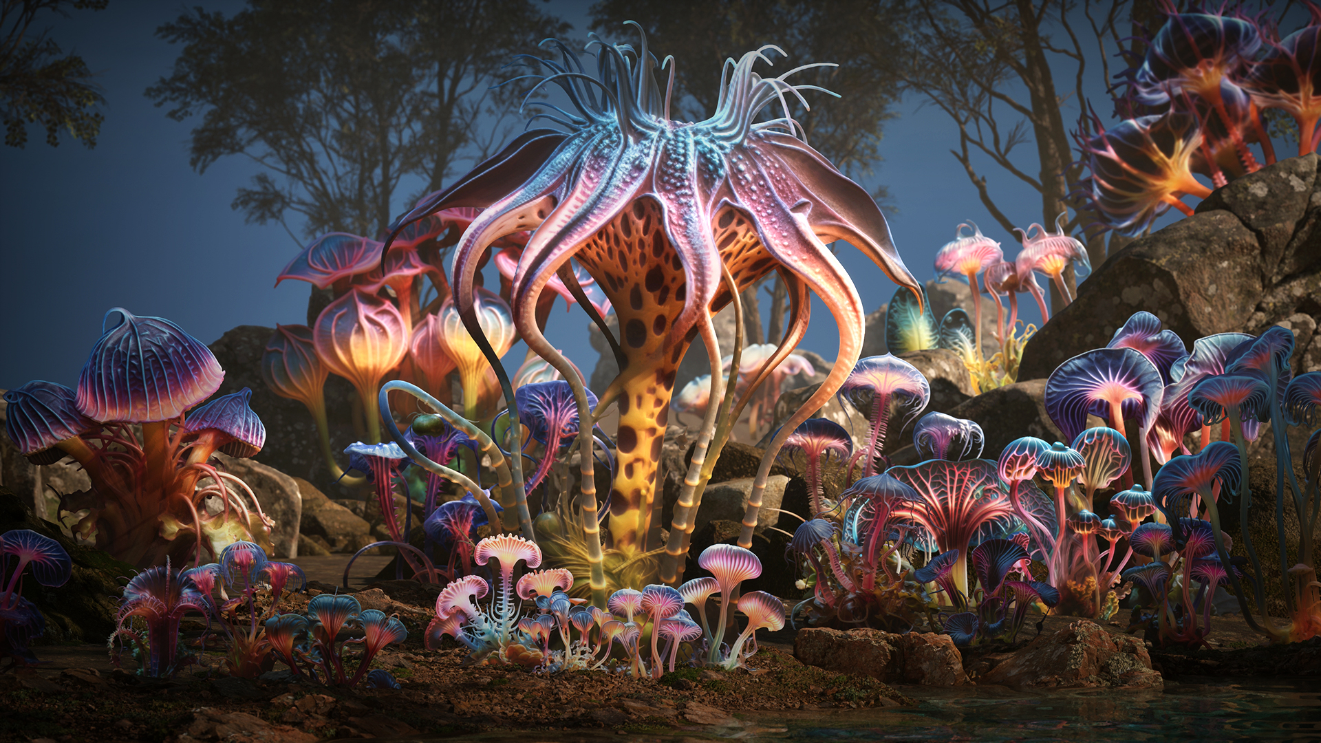 Alien Plants Pack 01 | Fab