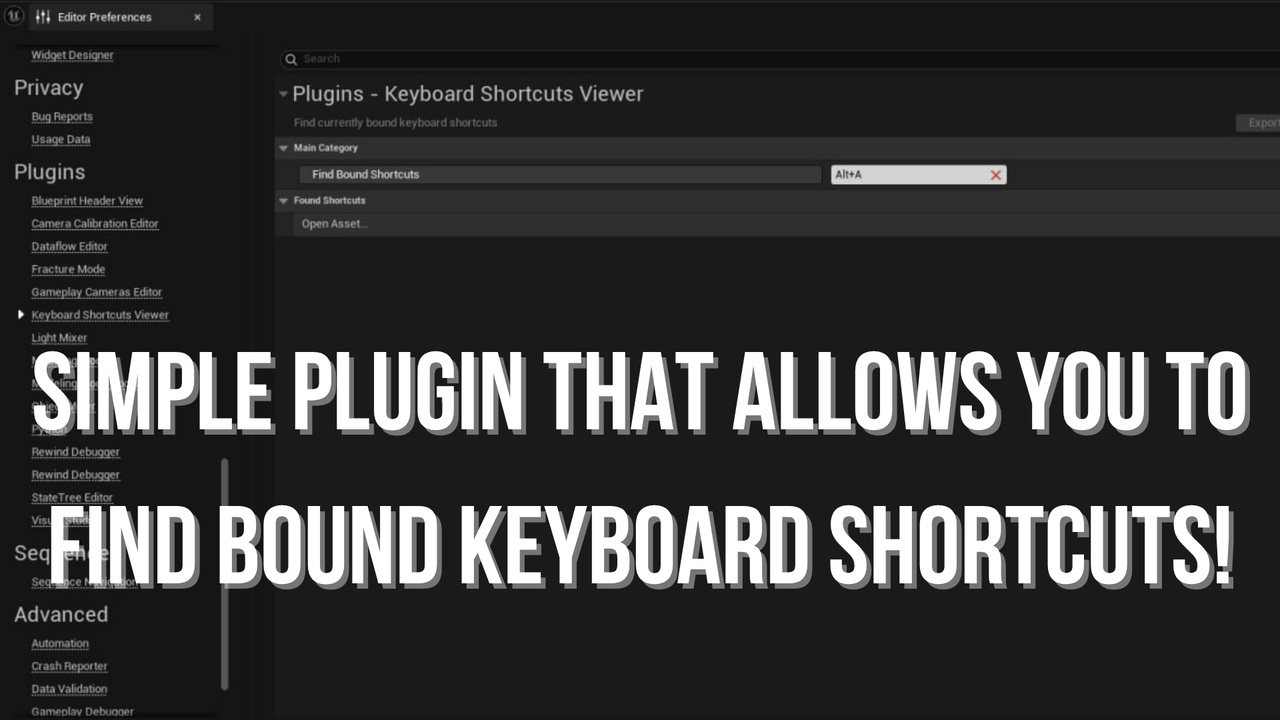 Media 1 for listing Keyboard Shortcut Viewer
