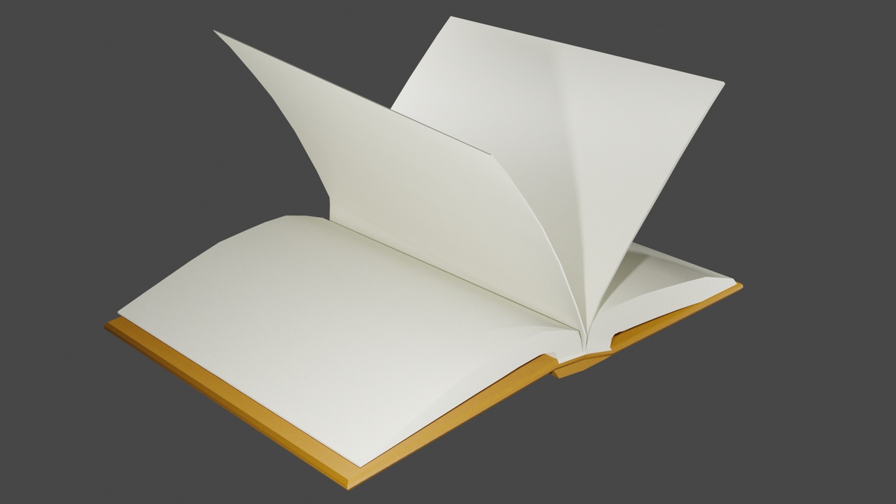 Media 1 for listing Book Ring Low-Poly