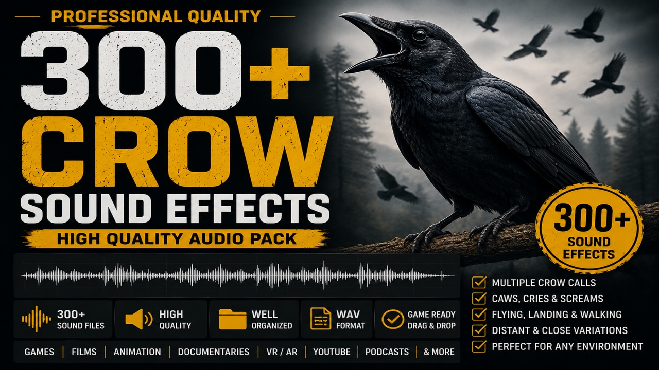 Media 1 for listing Crow Sounds 300+ FX