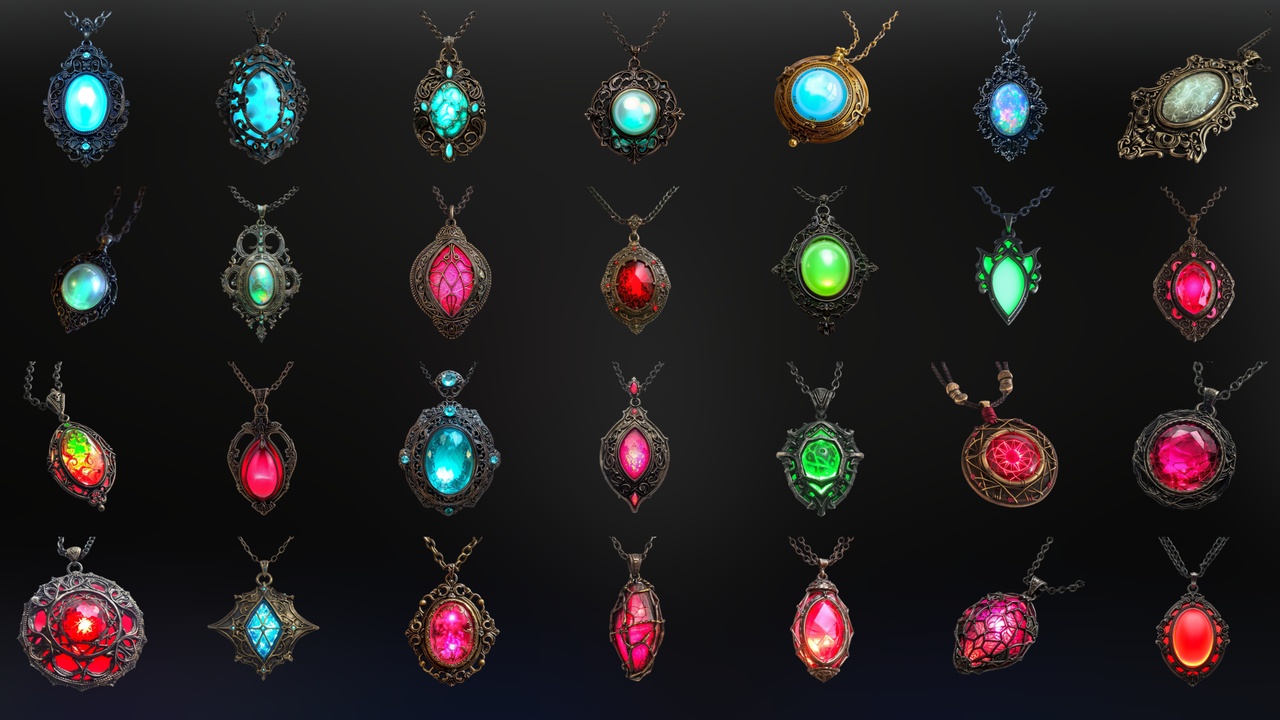 Media 1 for listing Fantasy Necklaces - Icon Pack