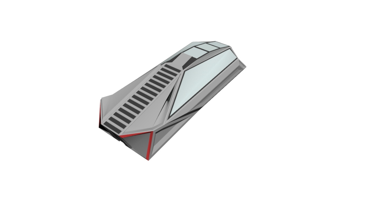 Media 1 for listing Low Poly Sci-Fi Spaceship
