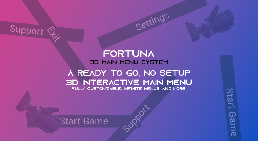Fortuna 3D Menu System | Fab