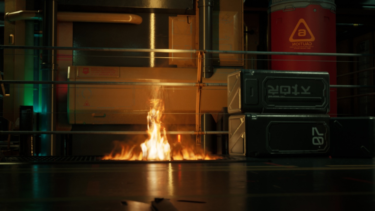 Media 1 for listing Cinematic Fire 3D VDB Pack loop