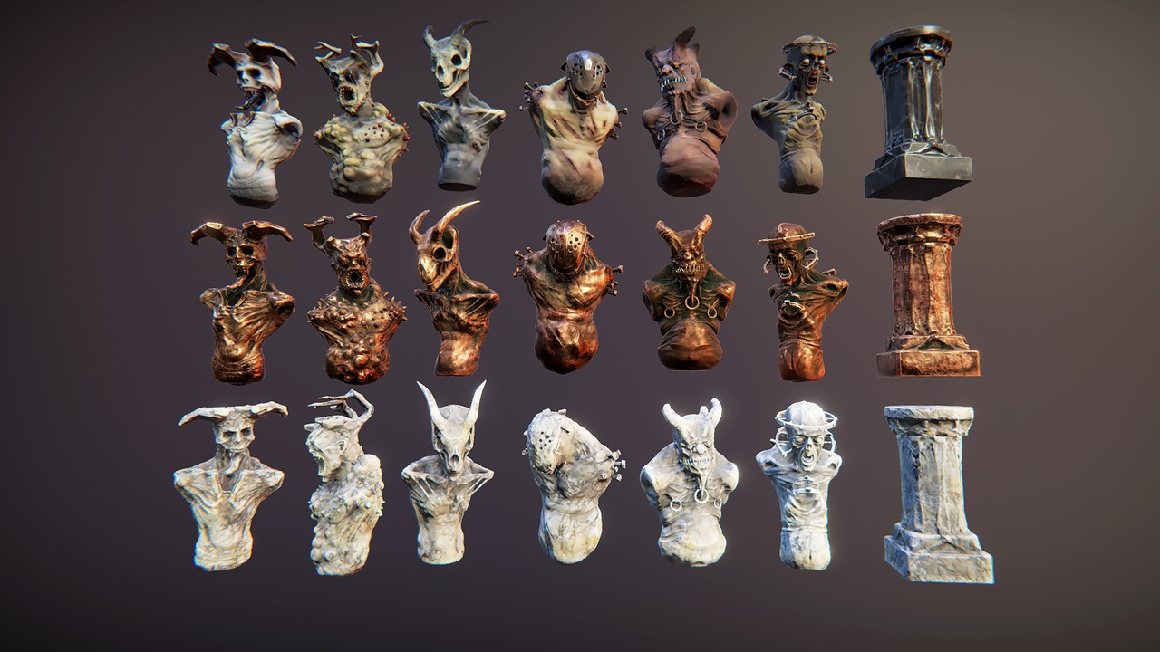 Media 1 for listing Horror Busts