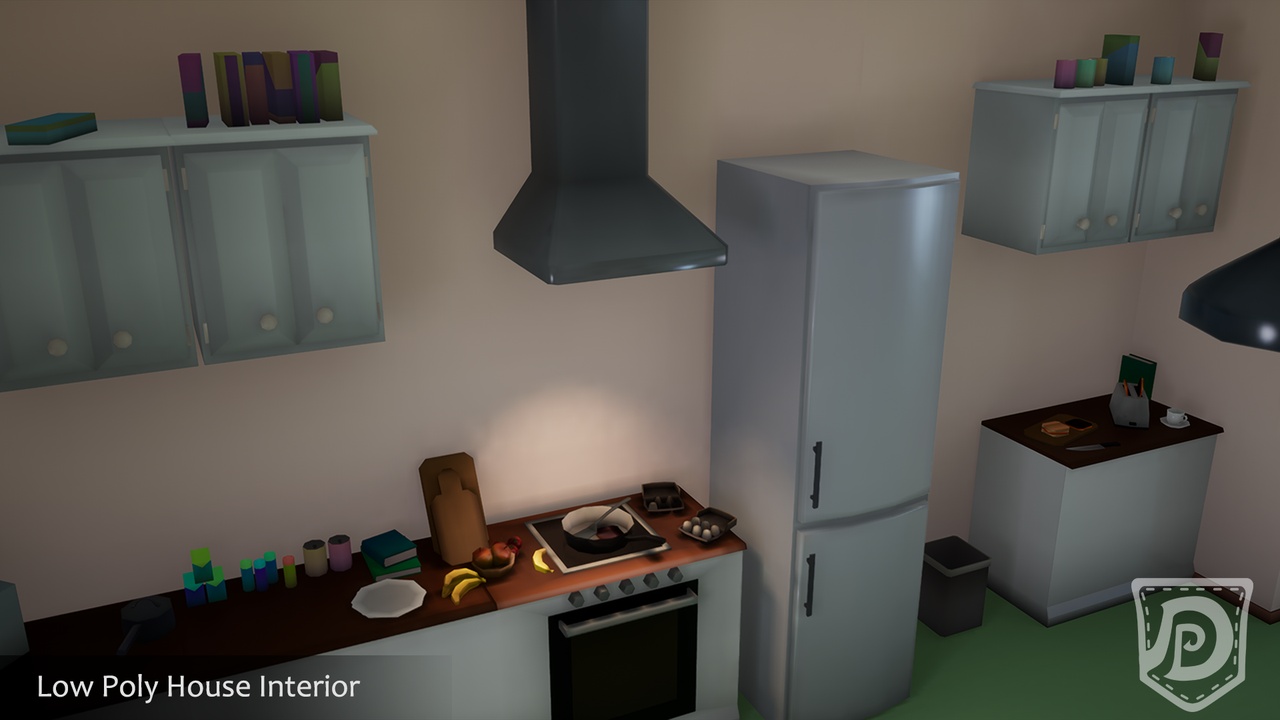 出品Low Poly House Interiorのメディア1