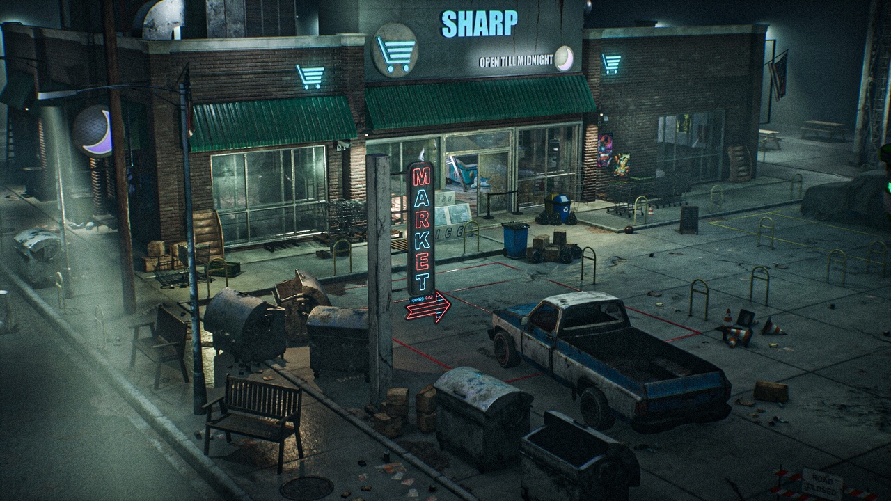 Media 1 for listing Abandoned Gas Station + Supermarket V2