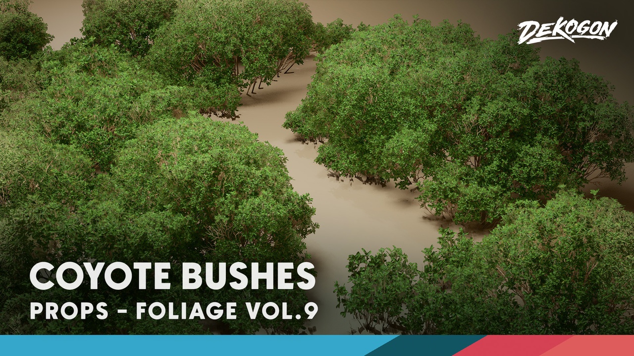商品 Foliage VOL.9 - Coyote Bushes (Nanite and Low Poly) 的媒体 1