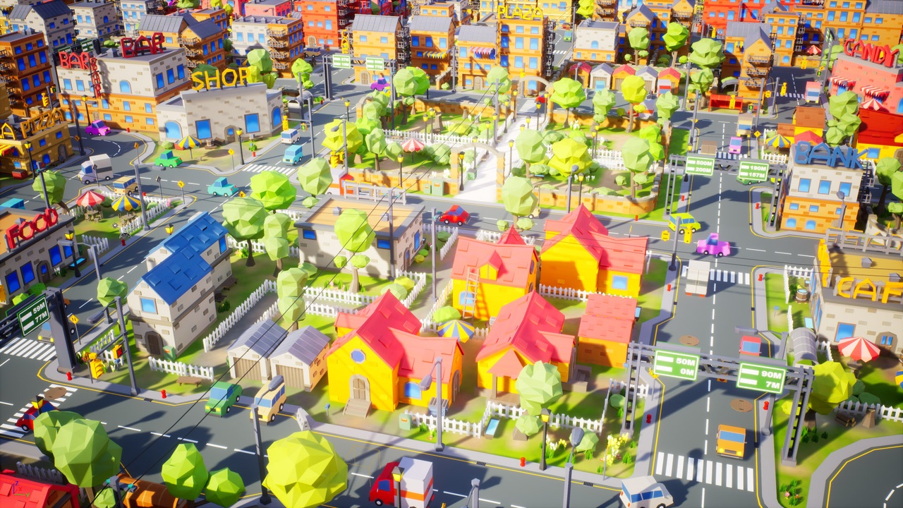 Media 1 for listing Low Poly Town