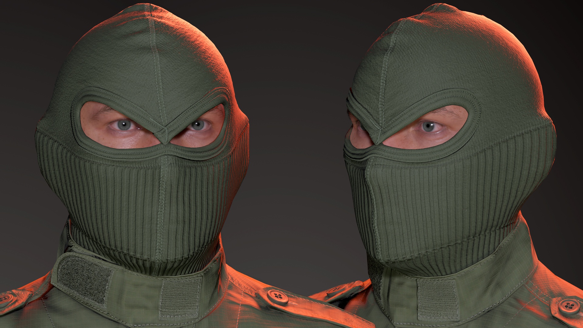 Media 1 for listing Tactical Full-Face Spec-Ops Balaclava │ Changeable Color │ 4K PBR Texture