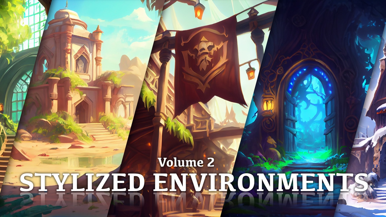 Media 1 for listing Stylized Environments Volume 2