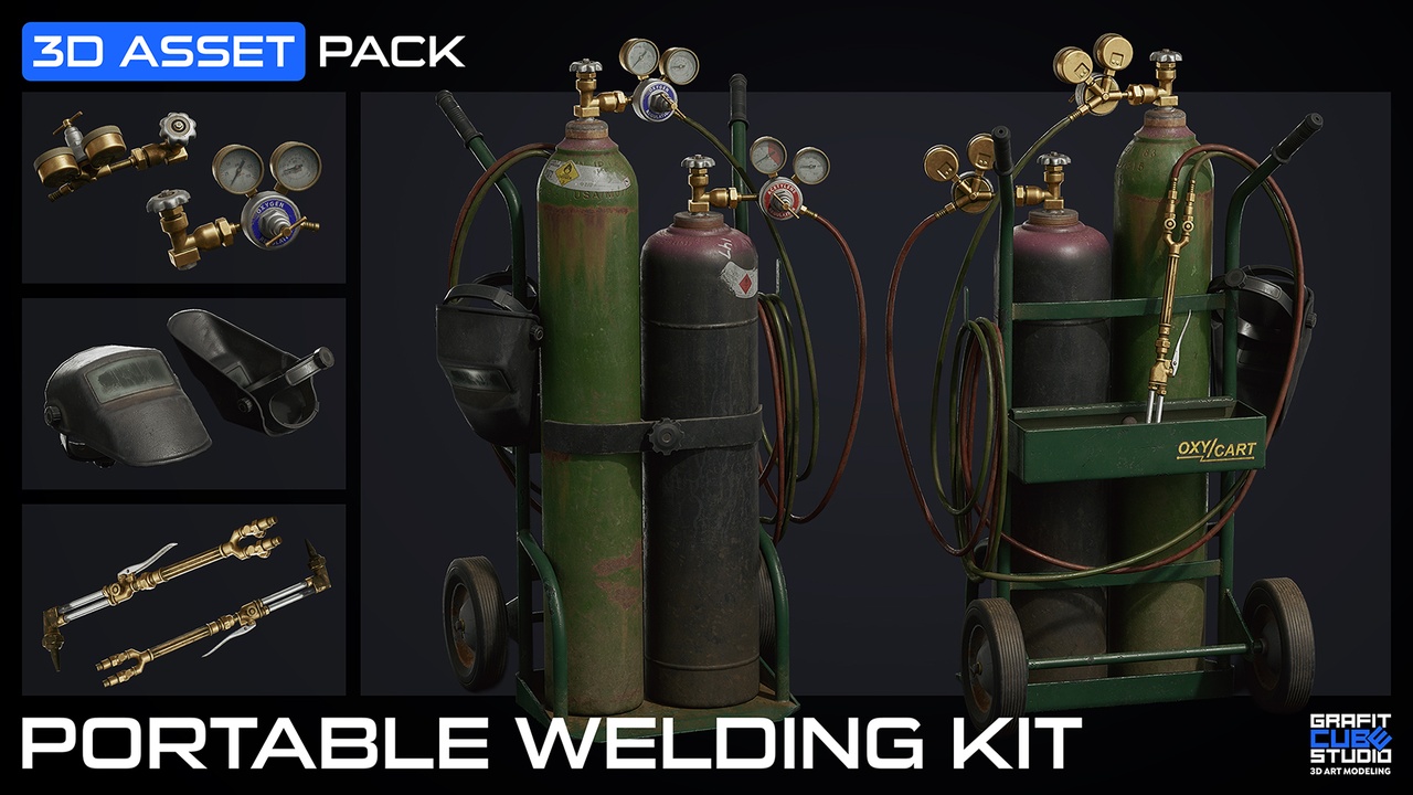الوسائط 1 للقائمة Portable Welding Kit — 3D Models