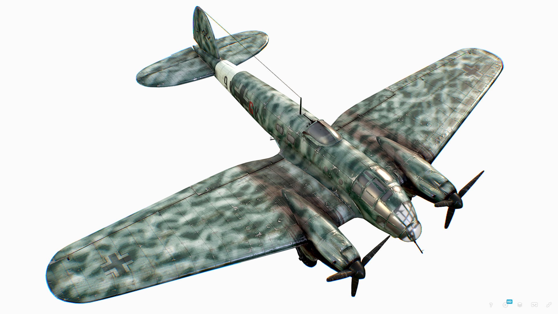 German medium bomber Heinkel He 111 series Military Aircraft Airplane ...