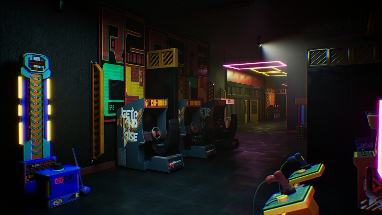Media 1 for listing Arcade Lounge Modular 3d Environment Pack