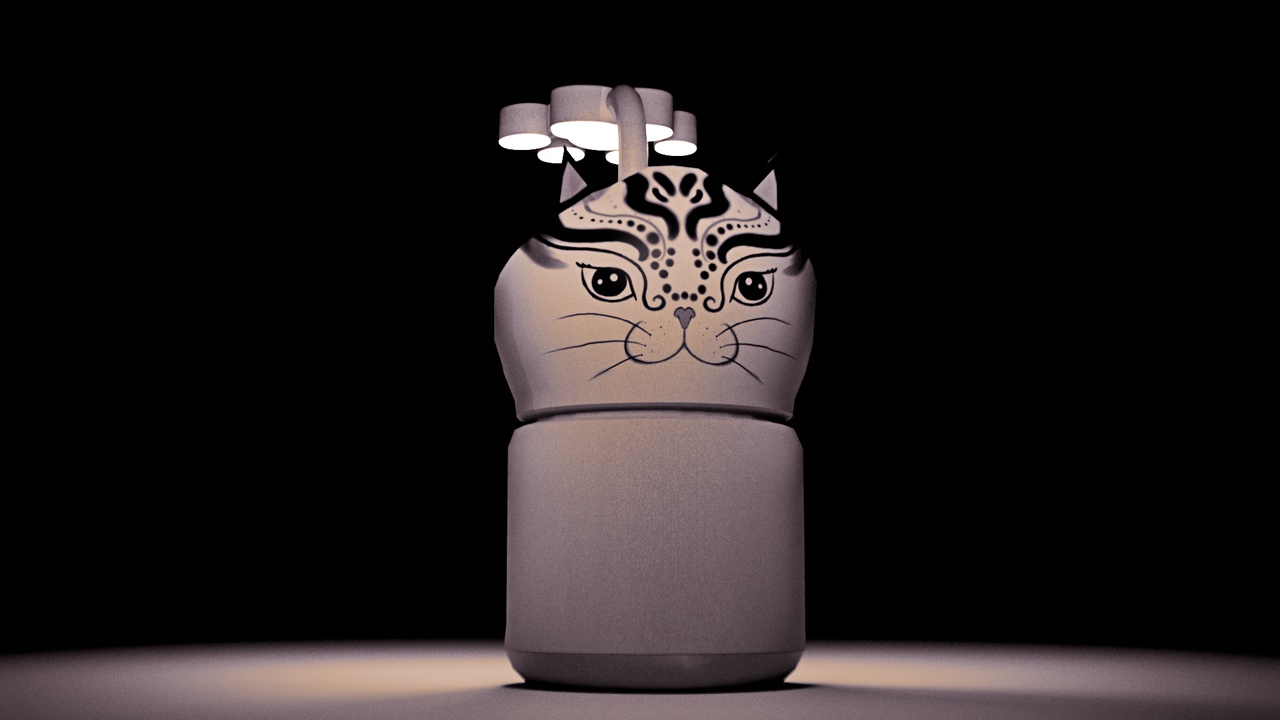 Media 1 for listing Cat Lamp