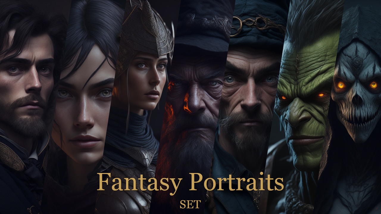 Media 1 for listing Fantasy Portraits