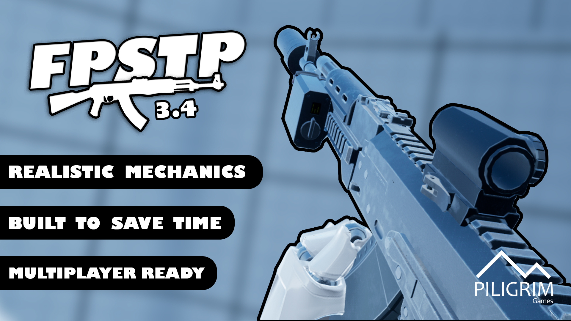 First Person Shooter Template Pack (FPSTP) 3.4 — Advanced FPS Kit for ...