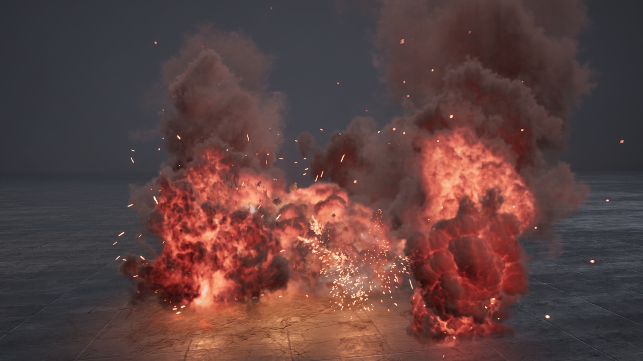 Media 1 for listing Real-Time Explosion VFX Pack