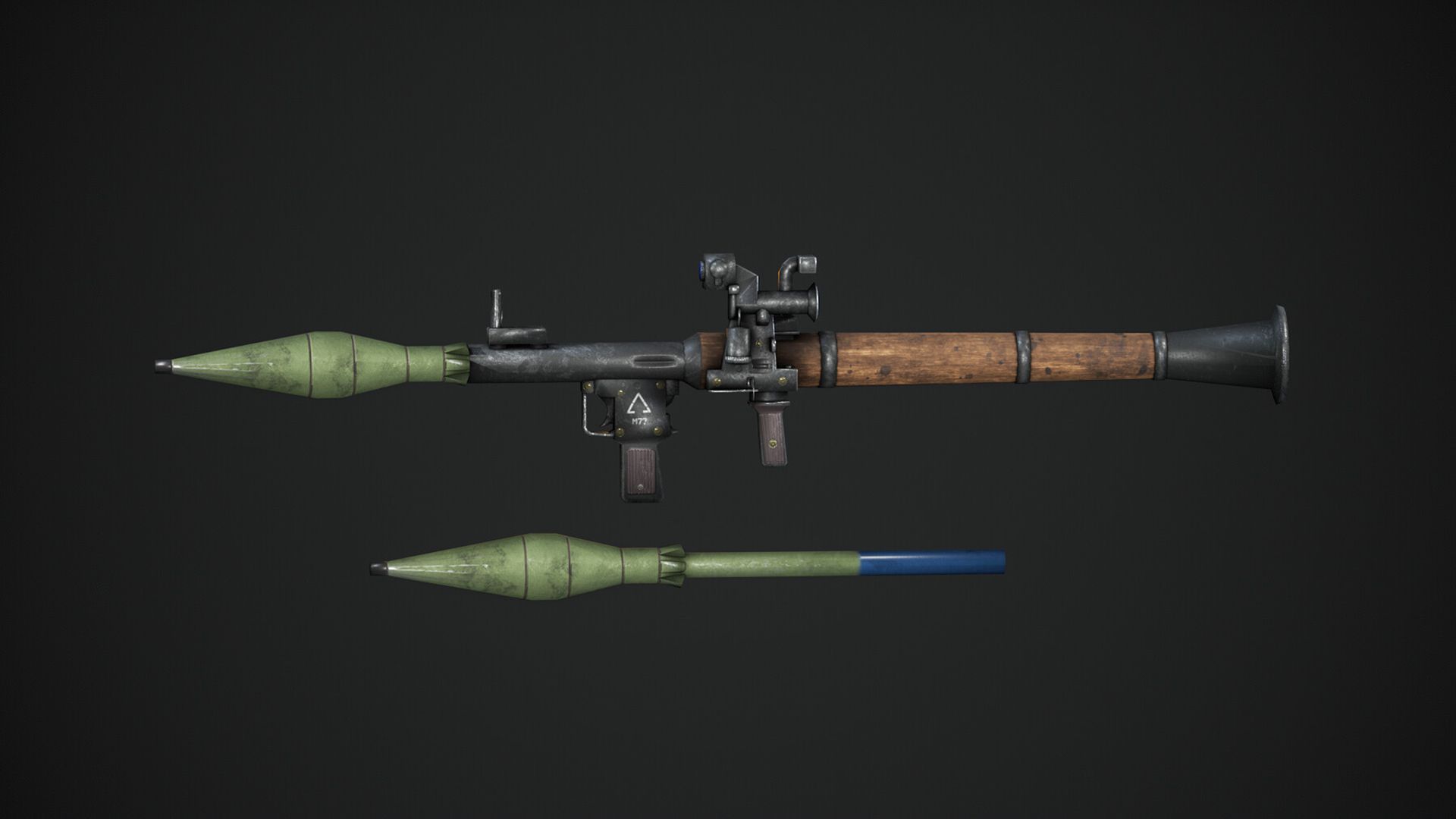 Rocket Ralpg Rocket Launcher RPG-7 | Fab