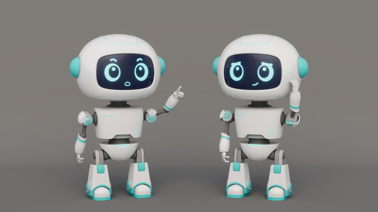 Media 1 for listing Rigged Cartoon Cute Robot