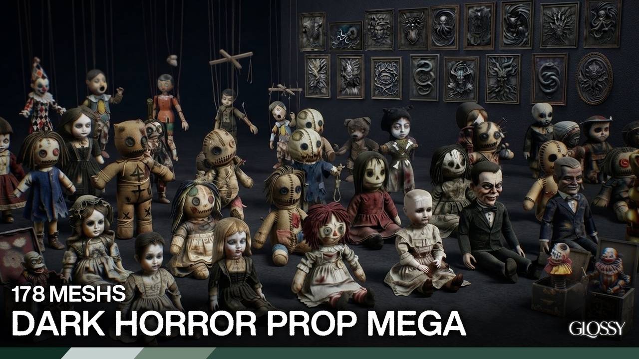 Media 1 for listing Ultimate Dark Horror Prop Mega Pack