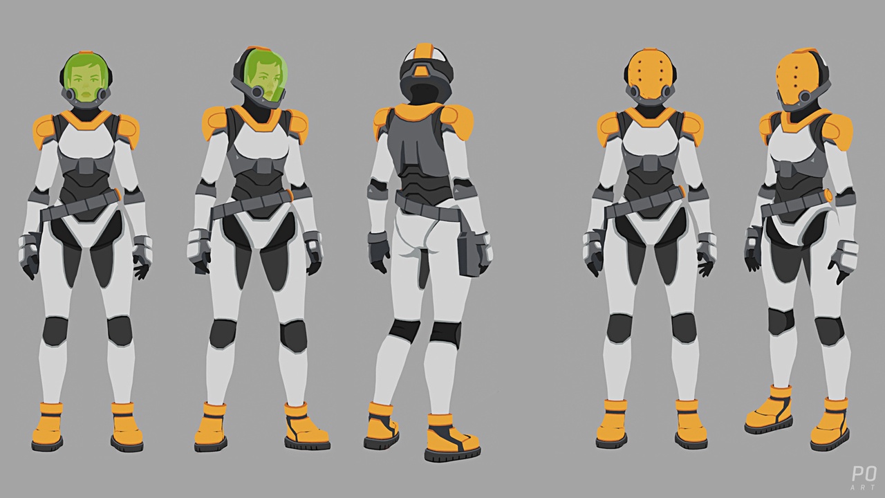 Media 1 for listing Unlit Stylized Space Rogues