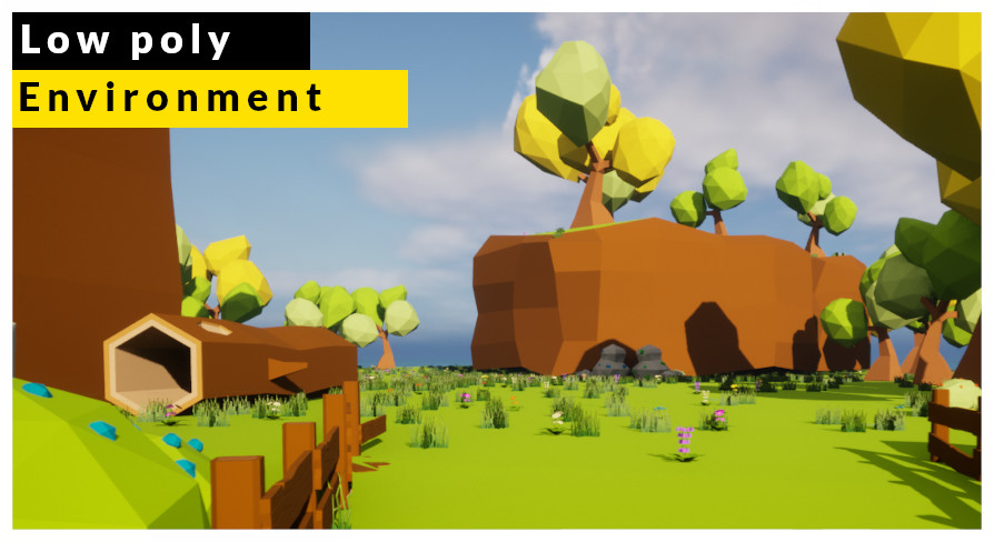 5+ Low Poly Environments for your Game (4 Seasons) | Fab
