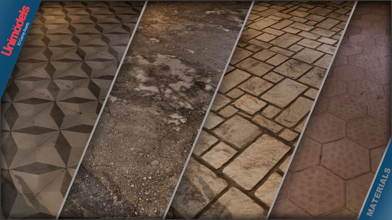 Media 1 for listing Realistic Indoor and Outdoor Floor Materials Vol. 2