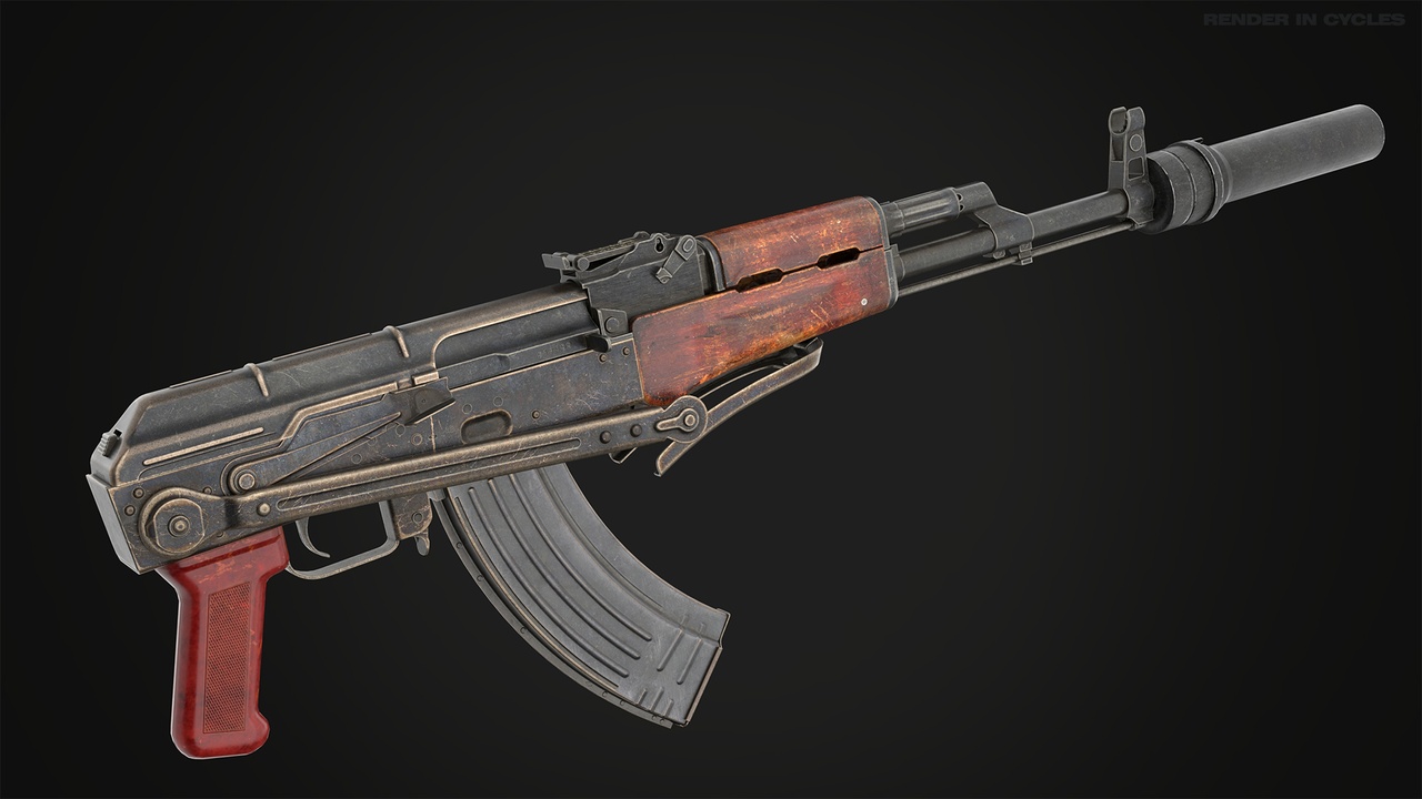 Media 1 for listing AKMS Assault rifle