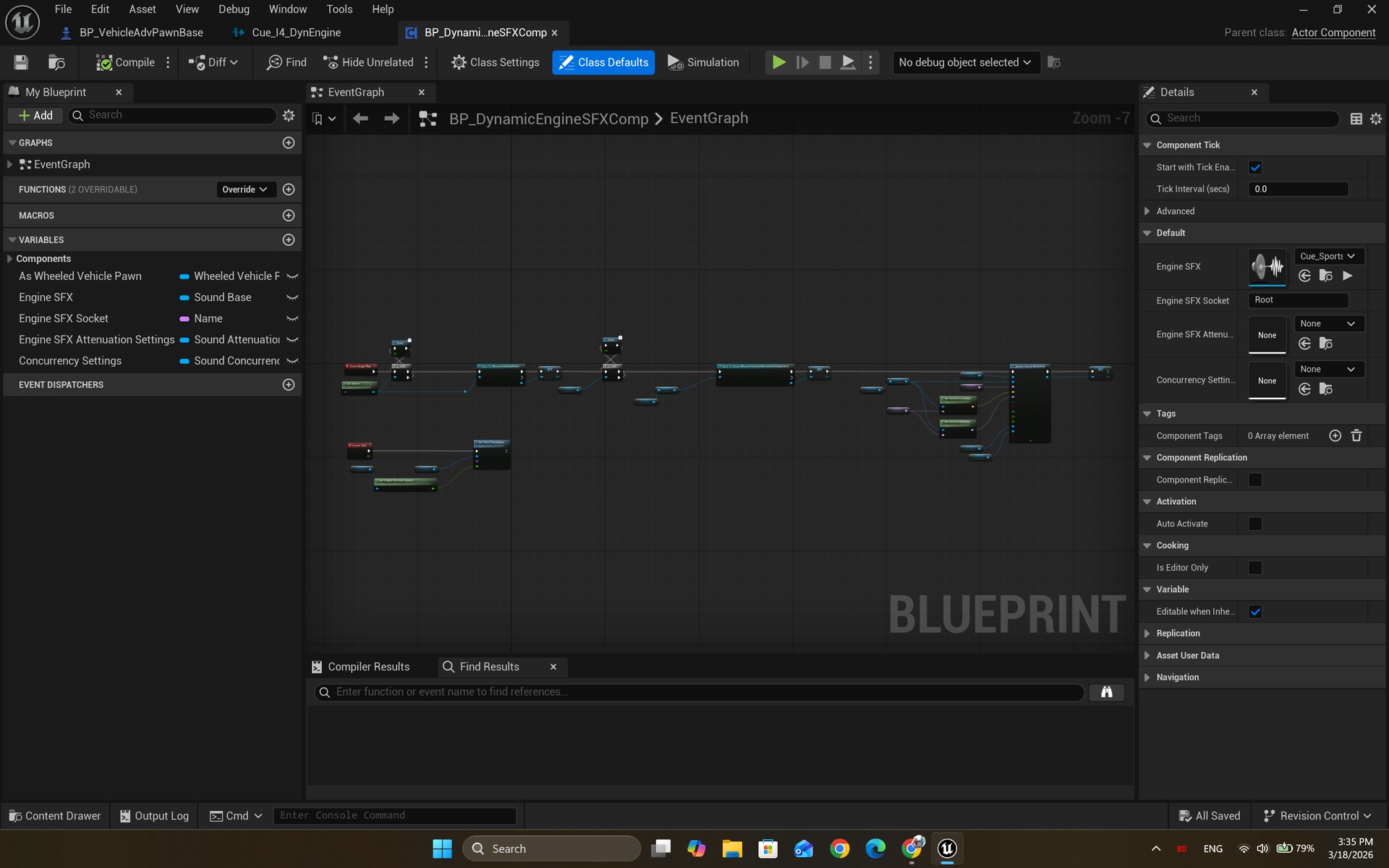 Dynamic Engine Audio System: Integrated Actor Component & SFX | Fab