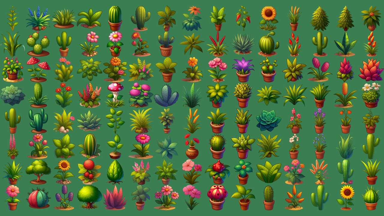 Media 1 for listing Plants 1000+ Sprites