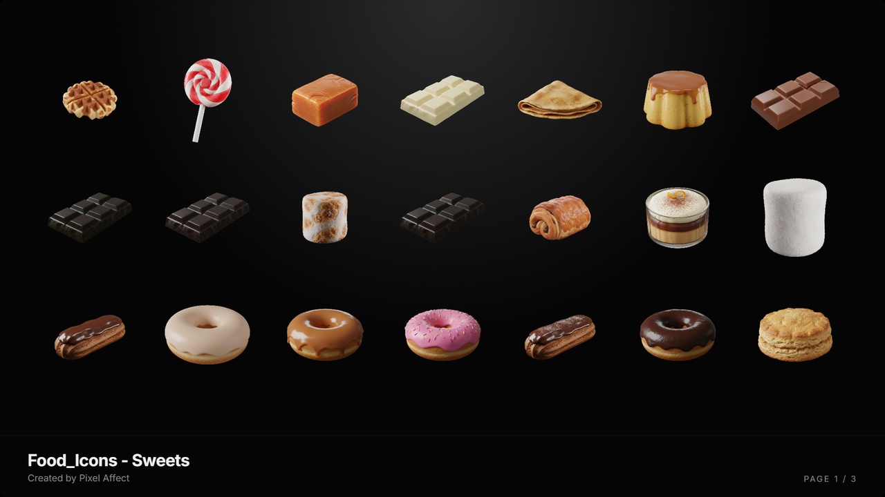 Media 1 for listing Food Icons Pack