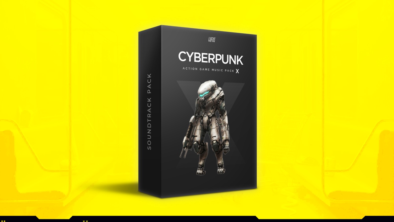 Media 1 for listing Cyberpunk Music X - Aggressive, Electronic, Midtempo, IDM Hybrid Game Music Pack