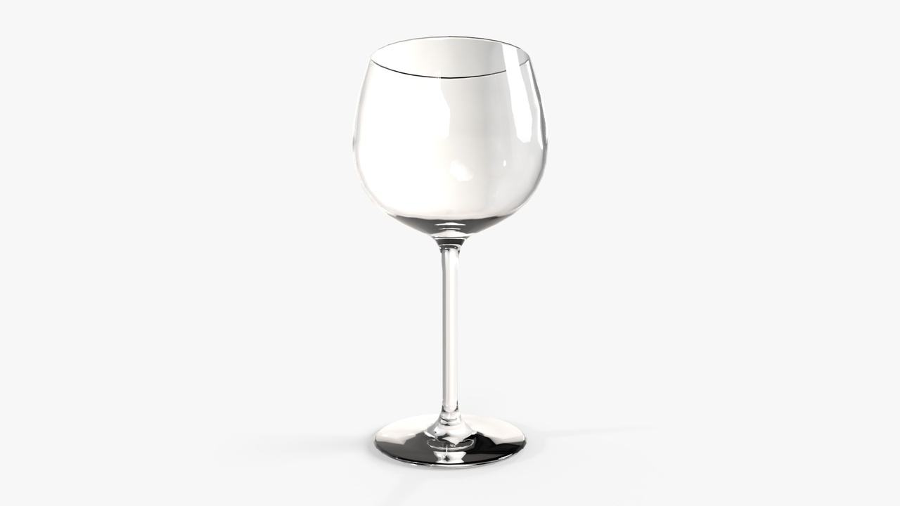 Media 1 for listing White Burgundy Glass