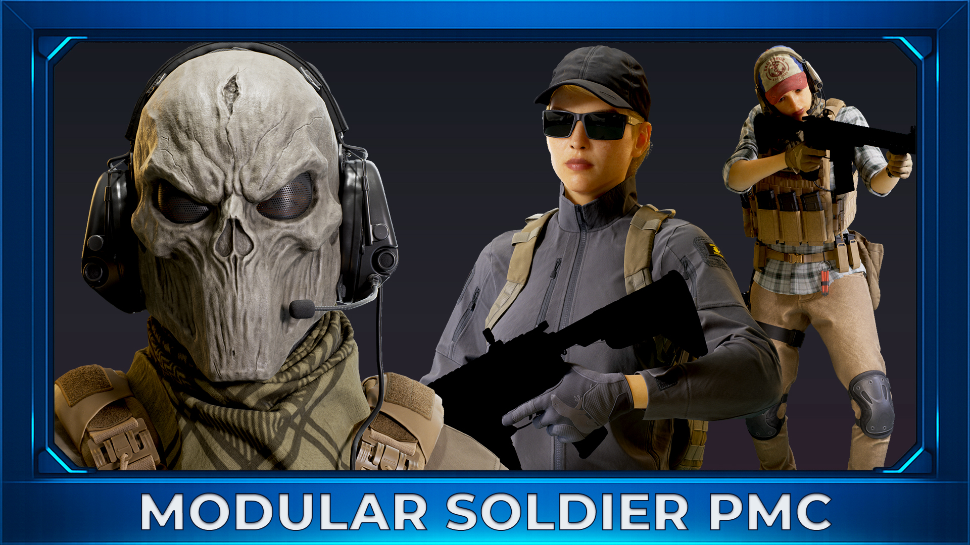 Modular Soldier PMC Pack | Fab