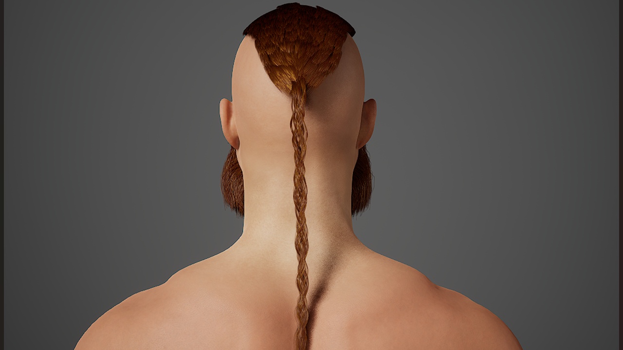 Media 1 for listing Viking Warlord Braid | High-Fidelity XGen Groom