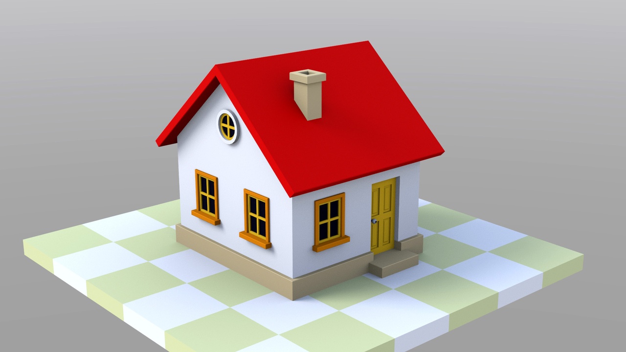 Media 1 for listing Beautiful and Cozy Low-poly House No 1