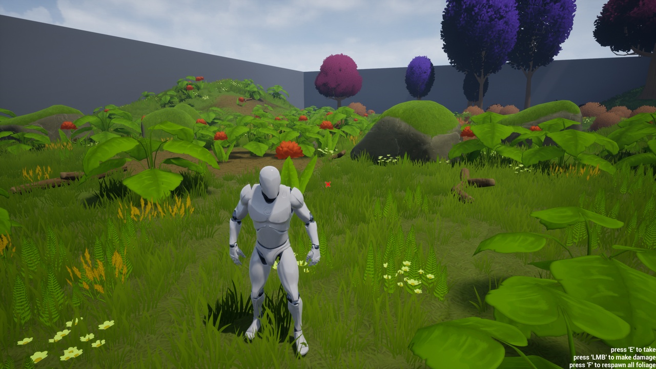 Media 1 for listing XFoliage - multiplayer interactive foliage!
