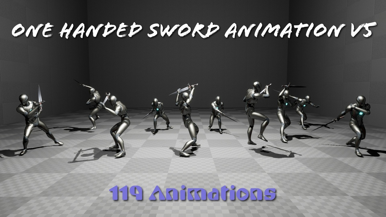 Media 1 for listing One Handed Sword Animation V5