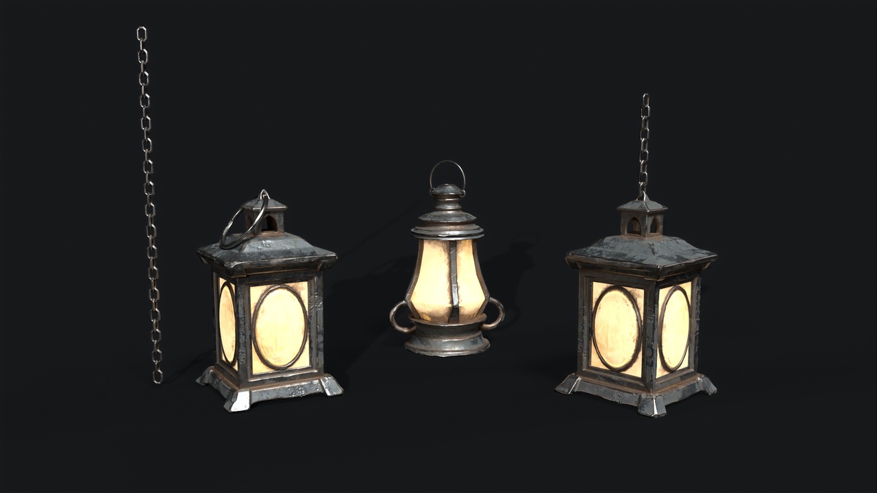Media 1 for listing Lamps Asset Pack – Light Fixtures for Modern & Rustic Interiors
