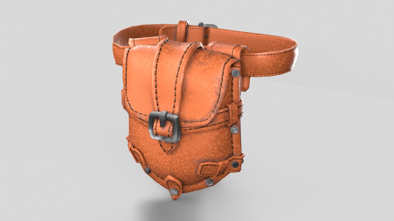 Media 1 for listing Vintage leather pocket