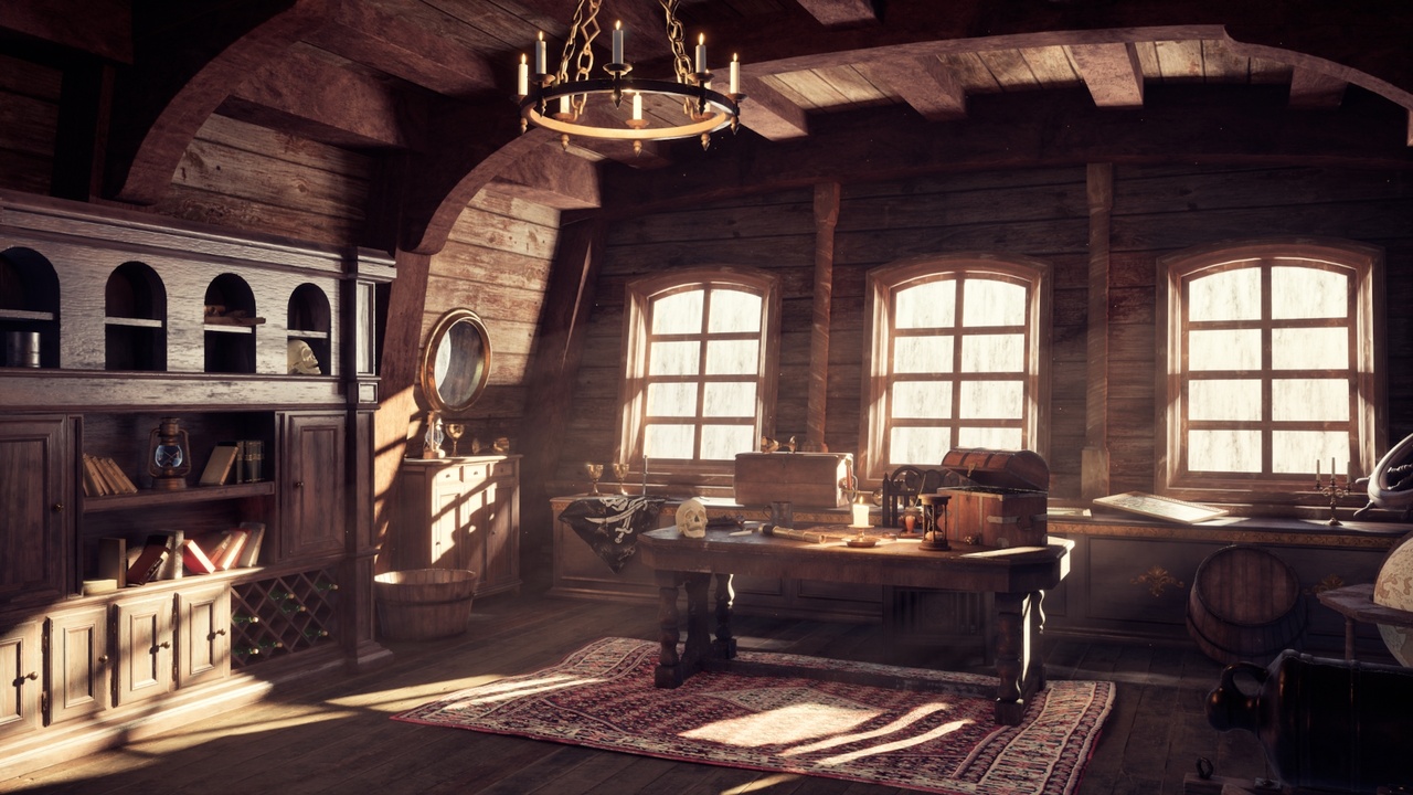 Media 1 for listing Pirate Cabin Environment - Unreal Engine 5 Scene