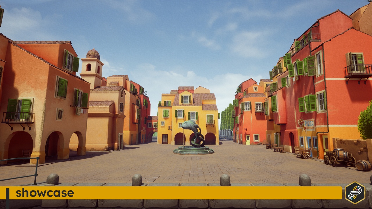 Media 1 for listing Stylized Italian Buildings