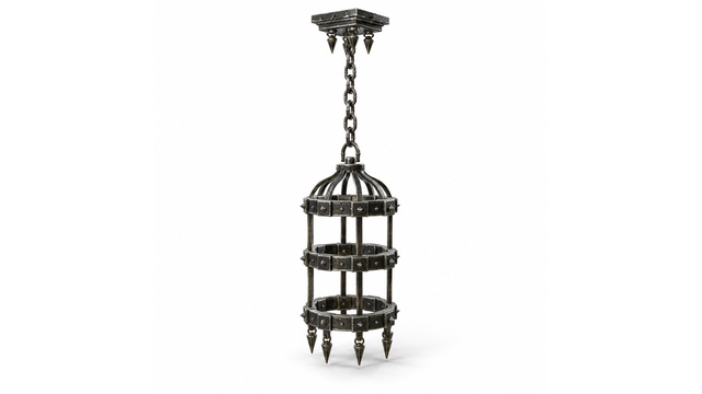 Fantasy Gothic Hanging Chandelier preview on Fab