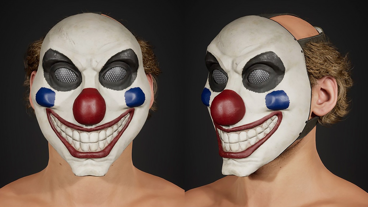 Media 1 for listing Clown Mask - Metahuman