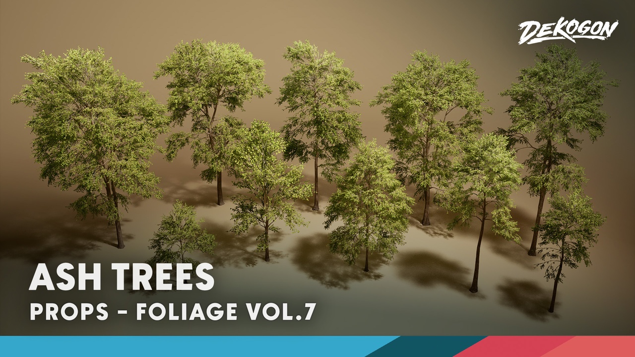 Media 1 for listing Foliage VOL.7 - Ash Trees (Nanite and Low Poly)